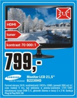 Monitor LCD 21,5' Samsung B2230HD